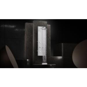 Vitra Origin Duş Sistemi A45804 Masajlı - Beyaz Cam - Krom