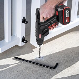 Kress Kuc50.2 20volt/4.0ah. Li-ion Çift Akülü Kömürsüz 1.7j Profesyonel Sds-plus Pnömatik Şarjlı Matkap + 10mm Mandren