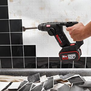 Kress Kuc50.2 20volt/4.0ah. Li-ion Çift Akülü Kömürsüz 1.7j Profesyonel Sds-plus Pnömatik Şarjlı Matkap + 10mm Mandren