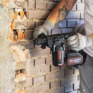 Kress Kuc61.2 20volt 4.0ah. 2.2j Li-ion Çift Akülü Şarjlı Kömürsüz Profesyonel Sds-plus Pnömatik Kırıcı/delici