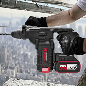 Kress Kuc61.91 20volt 2.2j Kömürsüz Profesyonel Sds-plus Pnömatik Kırıcı/delici (akü Dahil Değildir)