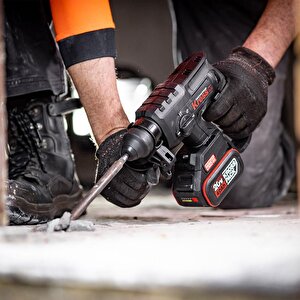 Kress Kuc60.2 20volt 4.0ah. 2.0j Li-ion Çift Akülü Şarjlı Kömürsüz Profesyonel Sds-plus Pnömatik Kırıcı/delici