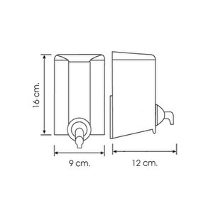 Vialli F2 Köpük Sabun Dispenseri Hazneli Beyaz 500 Ml