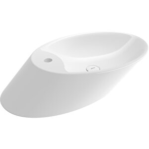 Vessel Çanak Lavabo 72 Cm Parlak Beyaz 1021-001-0126