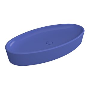 Vessel Elips Çanak Lavabo 85 Cm Capri Mavi 1014-024-0125