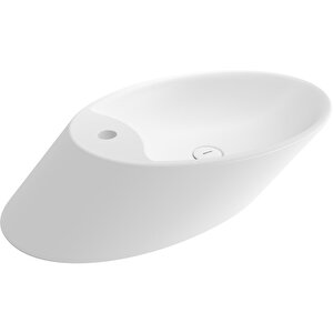 Vessel Çanak Lavabo 72 Cm Mat Beyaz 1021-002-0126