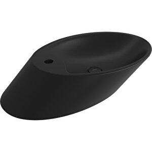 Vessel Çanak Lavabo 72 Cm Mat Siyah 1021-004-0126