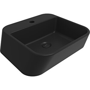 Firenze Çanak Lavabo 50x42 Cm Mat Siyah 1074-004-0126