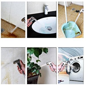 Ara Musluk Filtreli Tuvalet Wc Banyo Klozet Bide Taharet Musluğu Bebek Hayvan Oto Yıkama Çeşme