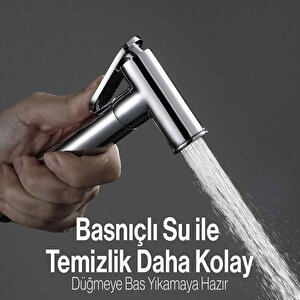 Ara Musluk Filtreli Tuvalet Wc Banyo Klozet Bide Taharet Musluğu Bebek Hayvan Oto Yıkama Çeşme