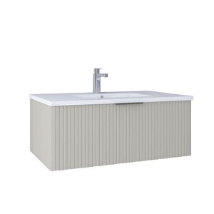 Bella 80 Cm Lavabo Dolabı Luna Kb710026 Beyaz
