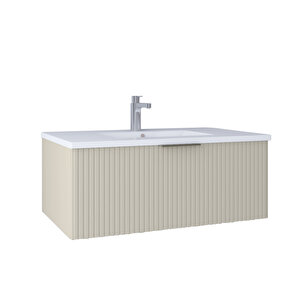 Bella 80 Cm Lavabo Dolabı Luna Kb710026 Beyaz