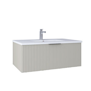 Bella 80 Cm Lavabo Dolabı Luna Kb710026 Beyaz