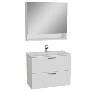 Vitra Mia Banyo Dolabı Seti 80 Cm Beyaz 66050