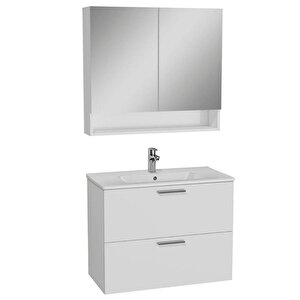 Vitra Mia Banyo Dolabı Seti 80 Cm Beyaz 66050