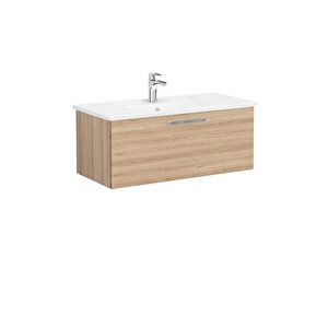 Vitra Root Lavabo Dolabı 100 Cm Doğal Meşe 68245 Beyaz