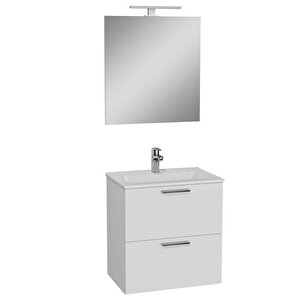 Vitra Mia Banyo Dolabı Seti 60 Cm Parlak Beyaz 75021 Beyaz