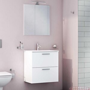Vitra Mia Banyo Dolabı Seti 60 Cm Parlak Beyaz 75021 Beyaz