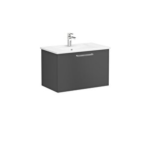 Vitra Root Lavabo Dolabı 80 Cm Mat Fırtına Gri 68221