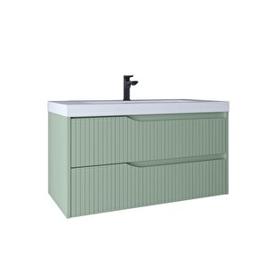 Infinity 100 Cm Lavabo Dolabı Green Kb100042 Beyaz
