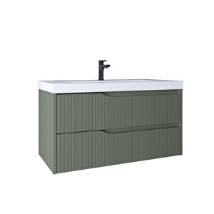 Infinity 100 Cm Lavabo Dolabı Green Kb100042 Beyaz