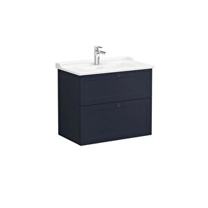 Vitra Root Classic Lavabo Dolabı  80cm  2 Çekmeceli Mat Lacivert 68874
