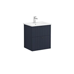 Vitra Root Groove Çekmeceli Lavabo Dolabı 60 Cm Mat Lacivert 69420