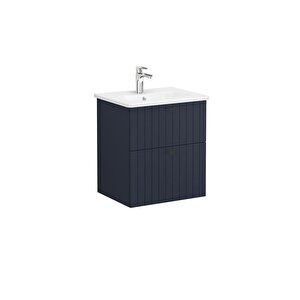 Vitra Root Groove Çekmeceli Lavabo Dolabı 60 Cm Mat Lacivert 69420