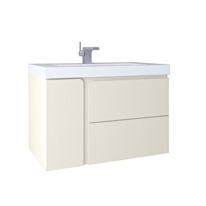 Future 80 Cm Lavabo Dolabı White Kb100025 Beyaz