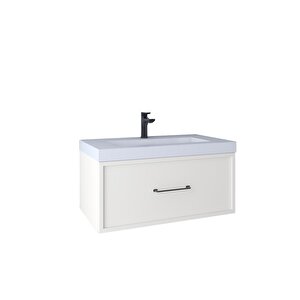 Frame 80 Cm Lavabo Dolabı Bianco Kb710018