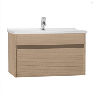 Vitra S30 Lavabo Dolabı 80 Cm Tek Çekmeceli  Altın Kiraz 63333