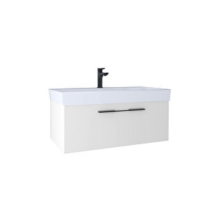 Glow 80 Cm Lavabo Dolabı Bianco Kb710032 Beyaz