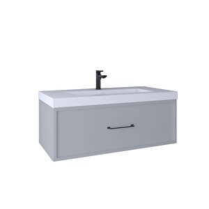Frame 100 Cm Lavabo Dolabı Light Grey Kb710022