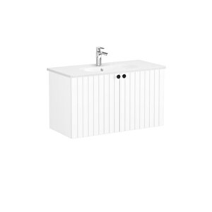 Vitra Root Groove Kapaklı Lavabo Dolabı 100 Cm Mat Beyaz 69310 Beyaz