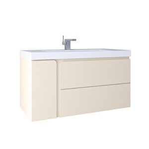 Future 100 Cm Lavabo Dolabı Vanilla Grey Kb100030