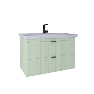 Noble 100 Cm Lavabo Dolabı Mint Kb710054 Beyaz