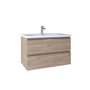 New Lignum 80 Cm Lavabo Dolabı Meguro Kb710009 Beyaz