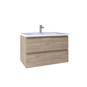 New Lignum 80 Cm Lavabo Dolabı Meguro Kb710009 Beyaz
