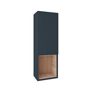 Bella Açık Raflı Boy Dolabı Blue Grey - L-r Kb710067 Beyaz