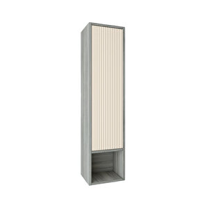Elegant Boy Dolabı Grey Oak + Vanilya L-r Kb710095 Beyaz