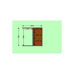 Banyo Dolabı 60 Cm