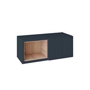 Kobos Bella Açık Raflı Üst Dolap Blue Grey Kb700034