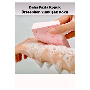 3b Trend Çok Amaçlı Daha Fazla Köpük Üretebilen Sihirli Yumuşak Sünger Peeling Banyo Süngeri