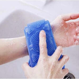 Silikon Sırt Kesesi 60 Cm Sırt Keseleme Fırçası Banyo Duş Lifi