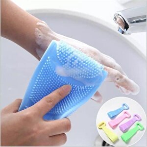 Silikon Sırt Kesesi 60 Cm Sırt Keseleme Fırçası Banyo Duş Lifi