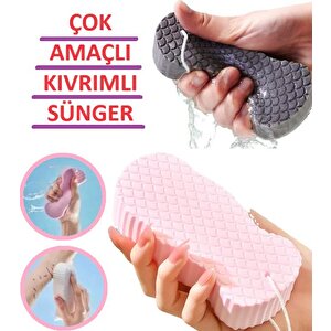 Sünger Çok Amaçlı Sihirli Peeling Süngeri Bebek Banyo Süngeri Duş Lifi Kıvrımlı Sünger Yumuşak Lif