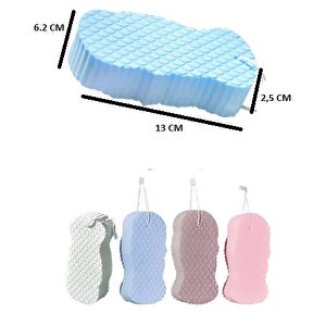 Sünger Çok Amaçlı Sihirli Peeling Süngeri Bebek Banyo Süngeri Duş Lifi Kıvrımlı Sünger Yumuşak Lif