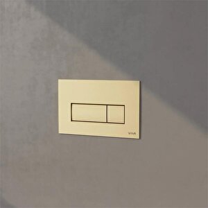 Vitra Root Square Kumanda Paneli Altın 740-2324 Beyaz