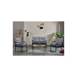 Metal Iskelet Bahçe, Balkon, Ofis, Cafe, Salon Mobilyası, Demonte Çay Seti