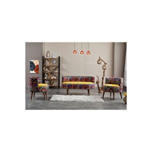 Sydney Çay Seti Koltuk Takımı - Cafe, Ofis, Balkon, Kafe, Bahçe, Ofis, Salon Mobilyası